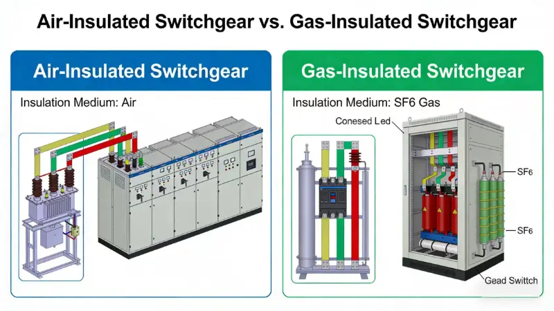 What's the different between AIS and GIS switchgear?