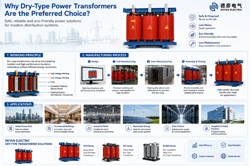 Why Have Dry-Type Power Transformers Become the New Favorite in Modern Power Distribution Systems?