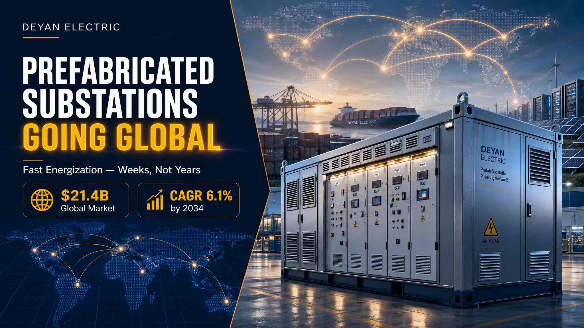 Prefabricated Substations Going Global: Why Overseas EPC Contractors and AI Data Centers Are Racing to Place Orders