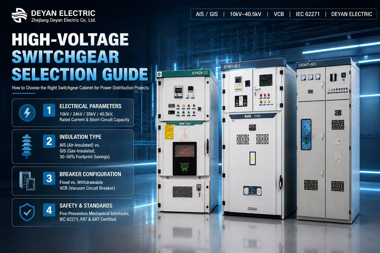 How Do You Choose a High-Voltage Switchgear Cabinet for a Project?